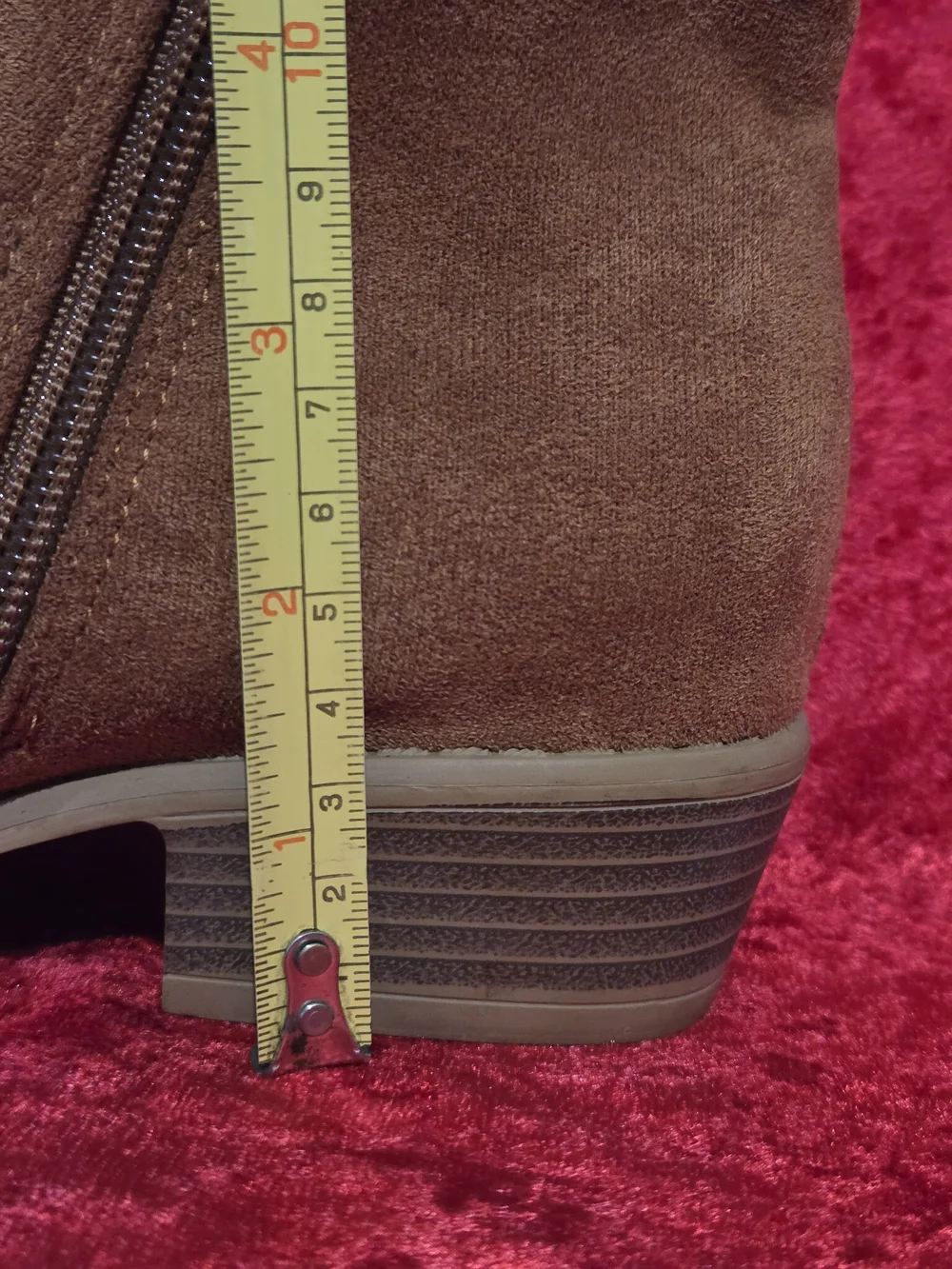 Women's Brown Suede Ankle Booties